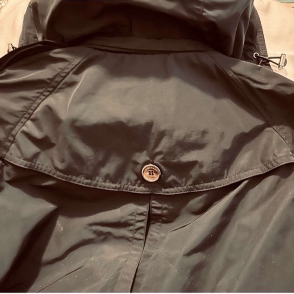 Burberry | Coat/Jacket | Burberry Brit Rain Jacket with Detachable Hood … - Picture 9 of 16